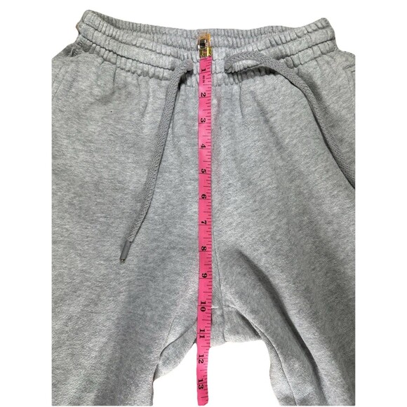 aerie ANYTIME the sweat high waisted grey cotton fleece lined jogger pants Sz XS - Picture 8 of 10